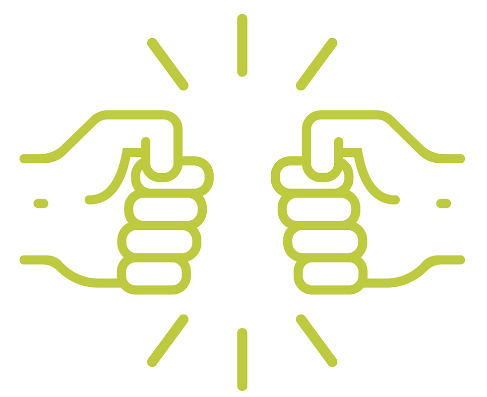 fist pump icon